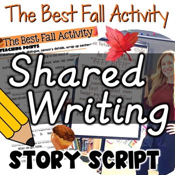 Preview of Shared Writing Story Outline | Personal Narrative | The Best Fall Activity