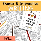 Shared and Interactive Writing Activities for Fall - Pre-K and K