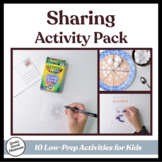 Sharing Activity Pack for Preschool and Kindergarten