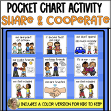 Sharing & Cooperating Pocket Chart Activity Health - Chara