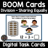 Sharing Equally Division BOOM Cards | Introducing Division