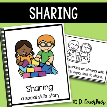 Preview of Sharing Social Skills Story for Primary Students - Social Emotional Learning