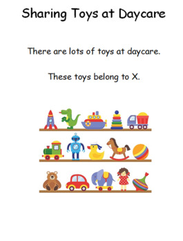 Preview of Sharing Toys at Daycare Social Story