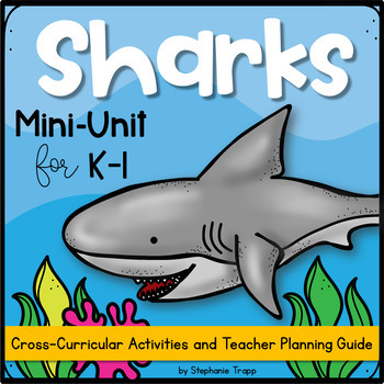 Preview of Shark Activities for Kindergarten and First Grade