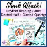 Shark Attack! Dotted Half + Dotted Quarter Notes Rhythm Re