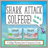 Shark Attack Solfege Matching Game for So-Mi-La