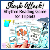 Shark Attack! Triplet Rhythm Reading Game for Elementary M