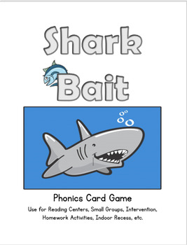 Preview of Shark Bait- Phonics Game bundle