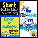 Shark Bulletin Board or Door Décor| Back to school or year
