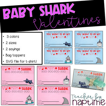 Download Baby Shark Classroom Valentine Kit by Alissa McDonald ...
