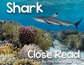 Preview of Shark Close Read