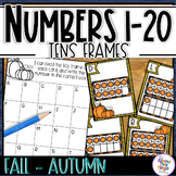 10s Frame Count the Room - Numbers 1-20 - AUTUMN - FALL PUMPKINS