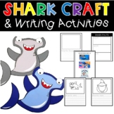 Shark Craft and Writing Activity Worksheets Summer Ocean