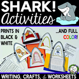 Shark Crafts and Activities for Oceans Unit or Summer School