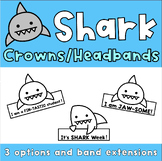 Shark Crown Headband Craft | Summer | Printable Activity
