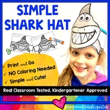 Shark Crown . Simple Headbands . Print, Cut, Glue, & Wear! 