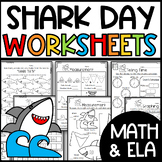 Shark Day Themed Activities and Worksheets: End of the Yea