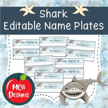 shark name tags teaching resources teachers pay teachers