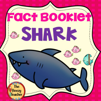 Preview of Shark Fact Booklet | Nonfiction | Comprehension | Craft