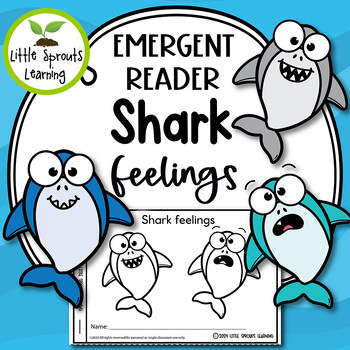 Preview of Shark Feelings Emergent reader (Social Emotional Learning)