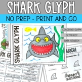 Shark Glyph - No Prep Activity - Summer Glyph