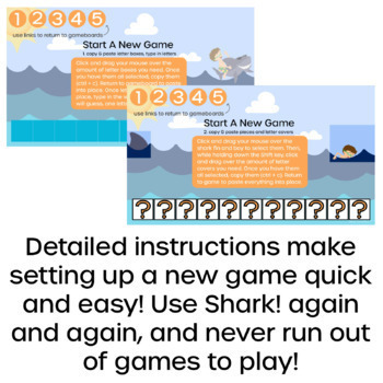 Stop the Shark - a hangman alternative  Transition activities, Shark,  Elementary school students