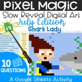 Shark Lady - A Pixel Art Activity