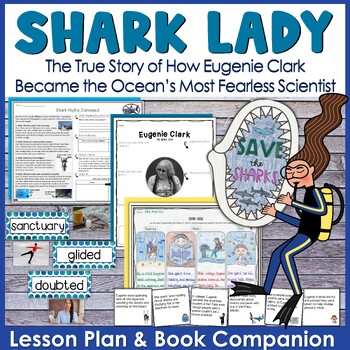 Preview of Shark Lady Lesson Plan and Book Companion