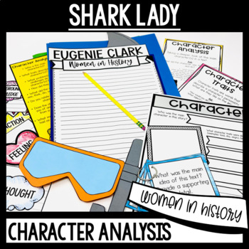 Preview of Shark Lady Reading Comprehension Activities | Women's History Month