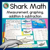 Shark Math 1st grade Non Standard Measurement Graphing Add