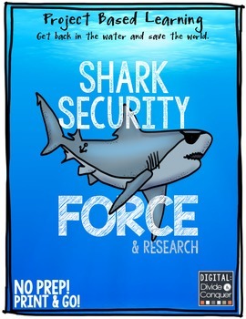 Preview of Shark Security Force! Project Based Learning:  Freebie Edition