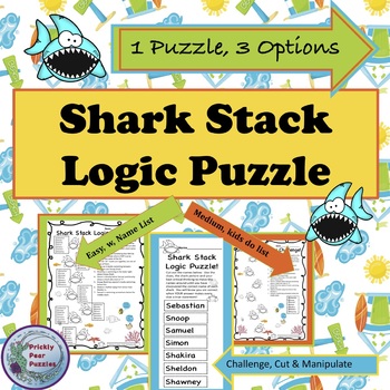 Preview of Shark Logic Puzzle
