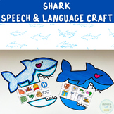 Shark Summer Speech & Language Craft for Articulation - Language