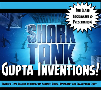 Preview of Ancient India Fun Shark Tank Activity -Gupta Empire Inventions Presentations