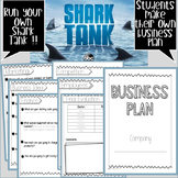 Shark Tank Business Plan Activity
