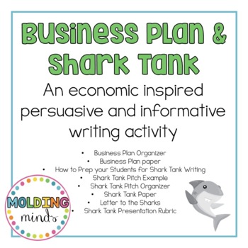 Preview of Shark Tank/ Business Plan- Social Studies Persuasive and Informative Writing