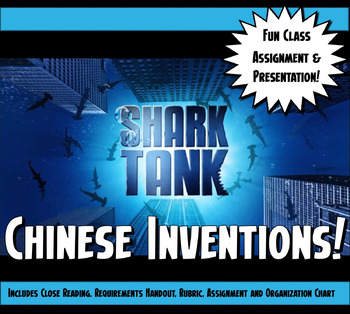 Preview of Shark Tank Chinese Inventions Activity- Medieval China Reading & Presentation