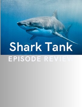 Preview of Shark Tank Episode Analysis Worksheet