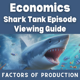 Shark Tank Episode Viewing Guide - Factors of Production! 