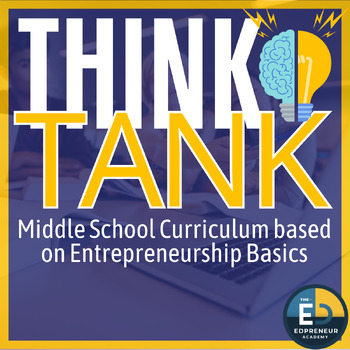 Preview of Shark Tank Inspired Business Entrepreneurship Curriculum for Middle School