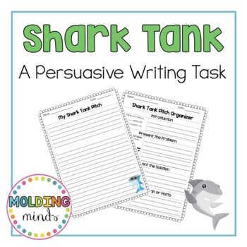 Preview of Shark Tank Social Studies and Economics Persuasive Writing