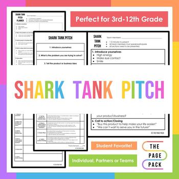 Preview of Shark Tank Pitch Project