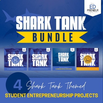 Preview of Shark Tank Entrepreneur Series: Digital Business & Design Projects Bundle