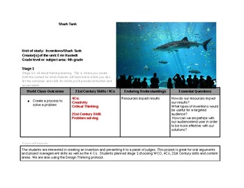 Preview of Shark Tank Project/Inventions