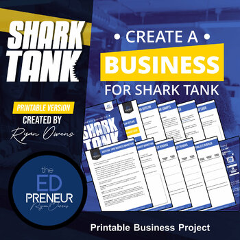 Shark Tank Project - Student Business Project - Think Tank Guide