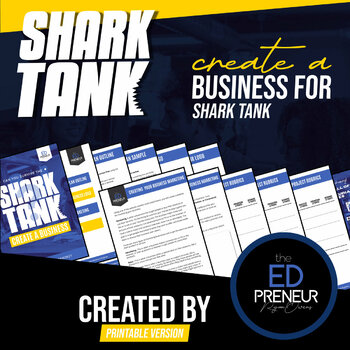 Shark Tank Project - Student Business Project - Think Tank Guide