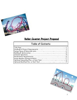 Preview of Shark Tank Roller Coaster Project with Optional Assessment