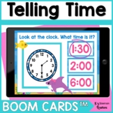 Ocean Telling Time to the Hour and Half Hour Boom Cards™