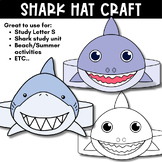 Shark Week Hat Crown Headband Craft Beach Sea Animal Theme