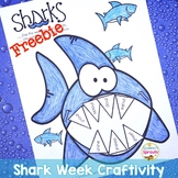 Shark Week Activity Open-Ended Summer Speech Therapy Artic